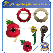 Remembrance Day Lone Soldier Poppy Pin Badge